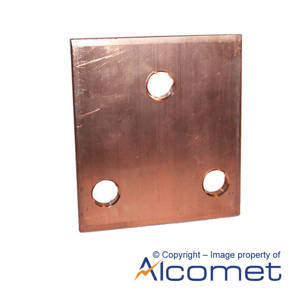 Adapter Plate – 3 Hole – Copper