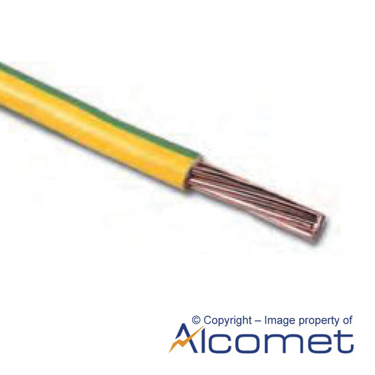 Green & Yellow PVC Stranded Copper Conductor