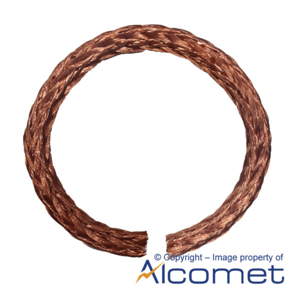 image of copper braid. round