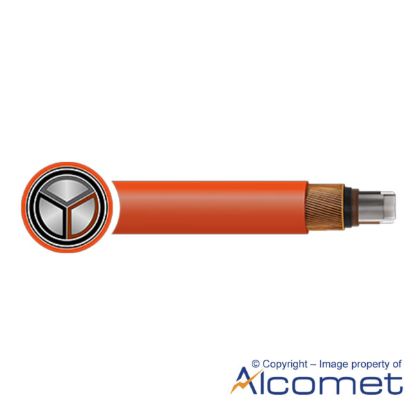 Aluminium Three Phase Three Core Waveform Cable LSOH Sheath | LV Cables | Alcomet