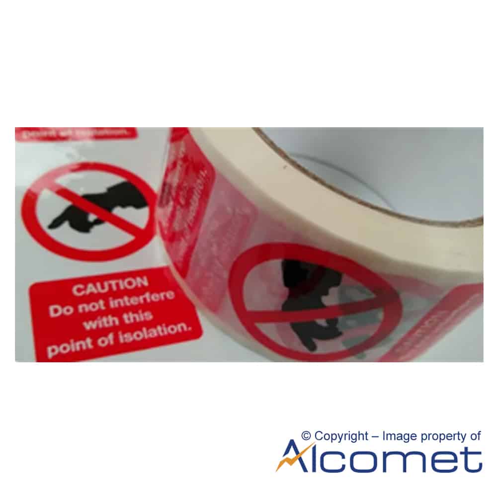Red-White Isolation Tape | Demarcation | Alcomet